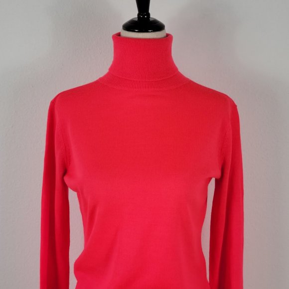 HALOGEN Turtleneck Merino Wool Blend Sweater Sz XS - Picture 2 of 6